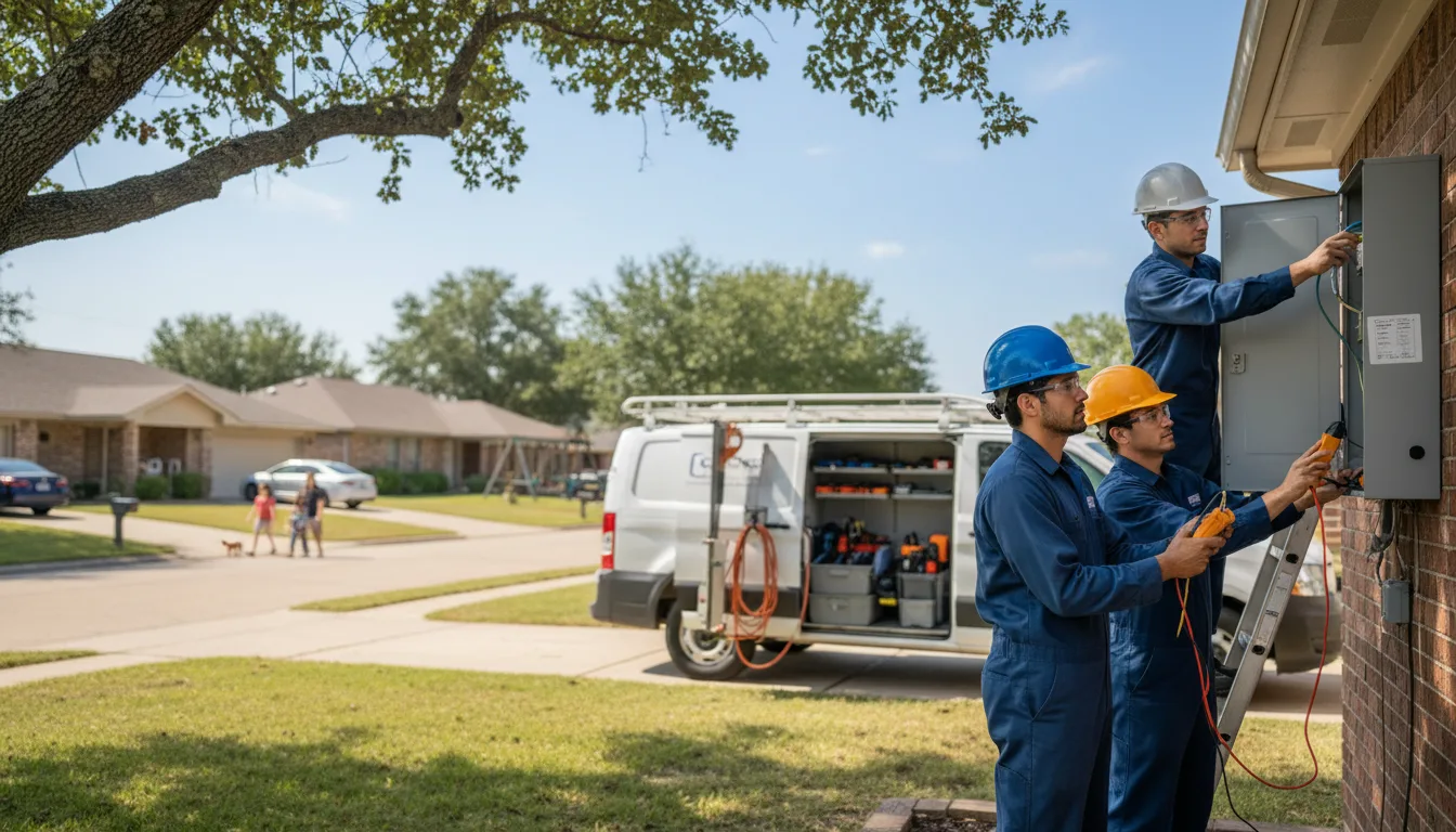 Certified electrician providing emergency electrical services in Freeport, TX